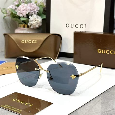 gucci rhinestone metal sunglasses|Gucci sunglasses bee collection.